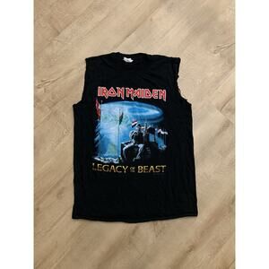 Iron Maiden Legacy Of The Beast Tour 2019 North American Large T-Shirt Tank Top
